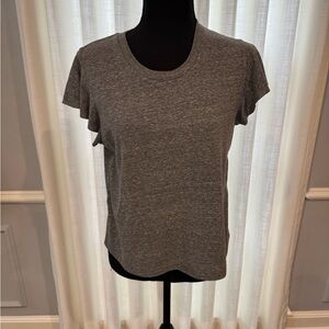 AMO Heather Gray Short Sleeve Tee